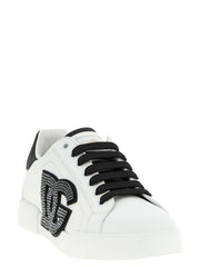 Dolce & Gabbana Bicolor Calfskin Sneakers - EU39.5/US9.5