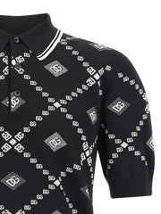 Dolce & Gabbana Bicolor Cashmere Polo Shirt - IT52 | XL