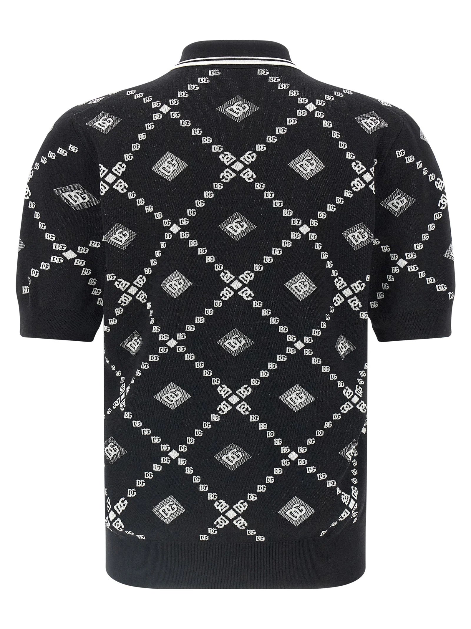 Dolce & Gabbana Bicolor Cashmere Polo Shirt - IT52 | XL
