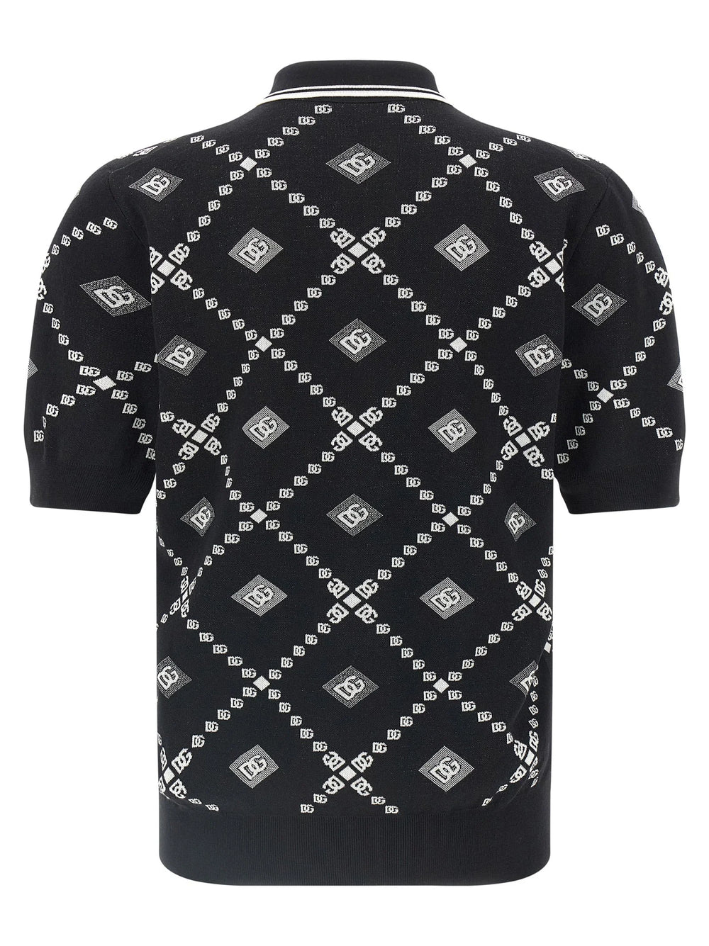 Dolce & Gabbana Bicolor Cashmere Polo Shirt - IT52 | XL