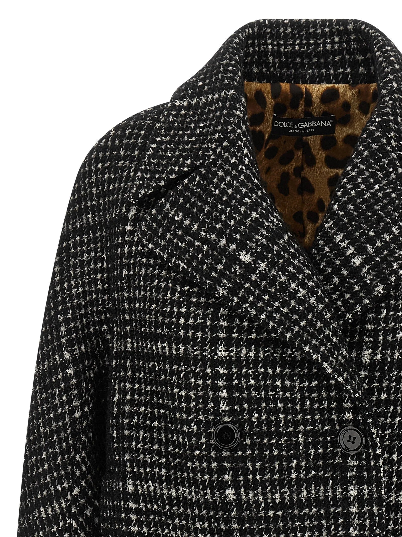 Dolce & Gabbana Bicolor Cotton Coat - IT38