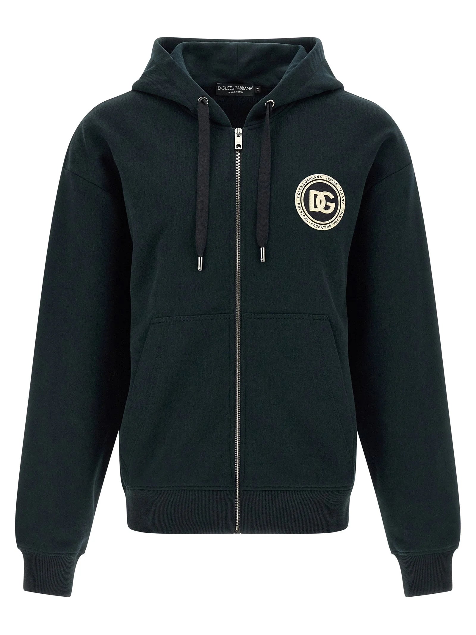 Dolce & Gabbana Bicolor Cotton Sweatshirt - IT52 | XL