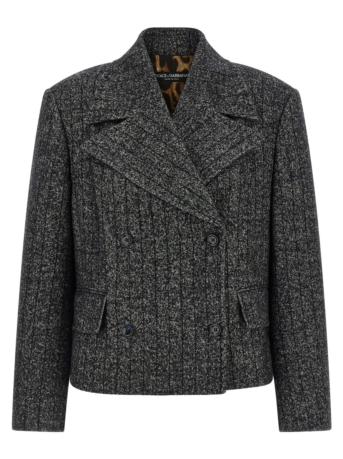 Dolce & Gabbana Bicolor Elastane Blazer