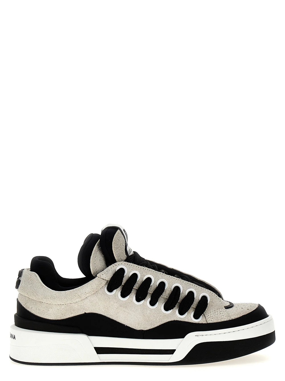 Dolce & Gabbana Bicolor Leather Athletic Sneakers