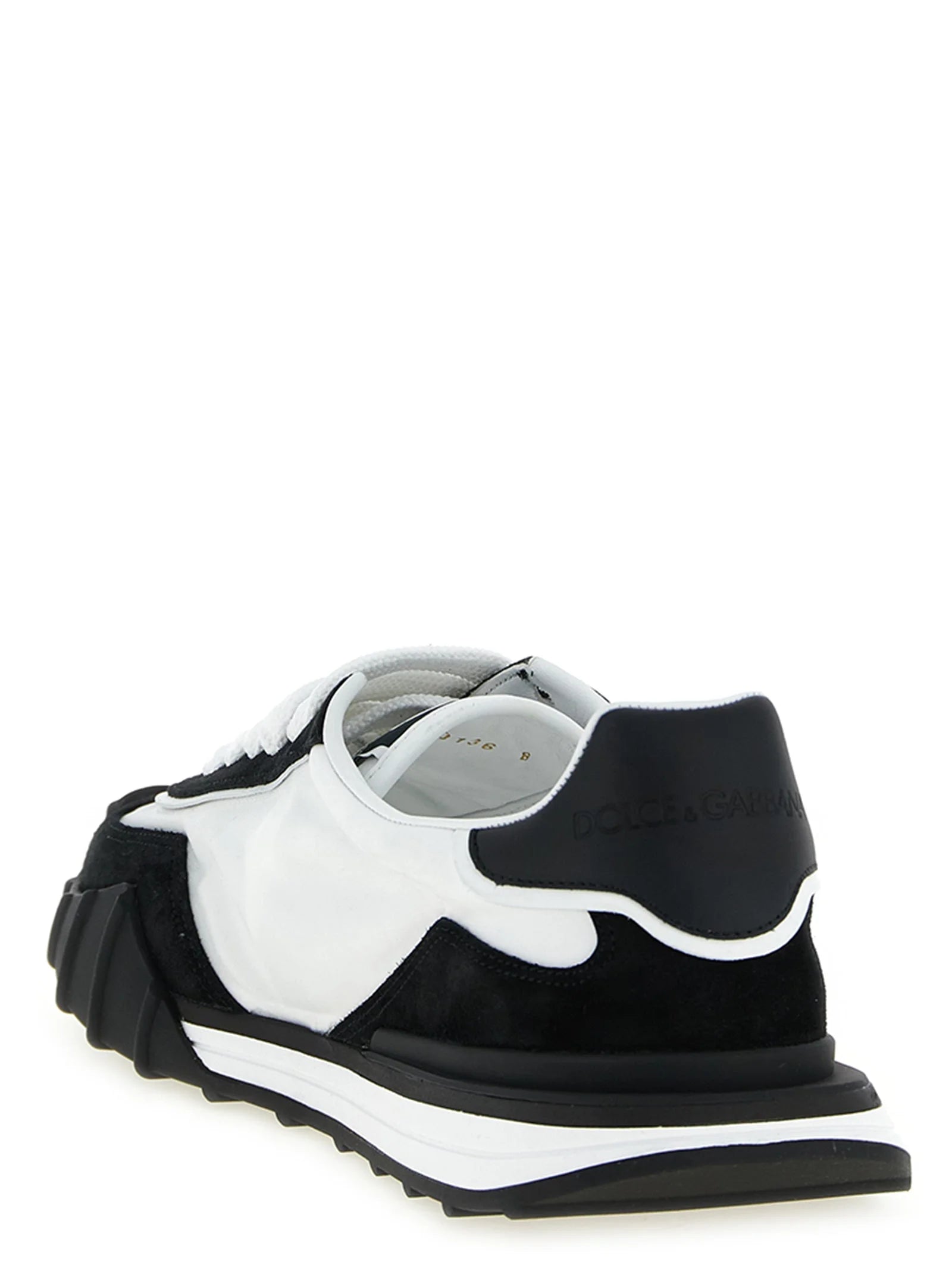 Dolce & Gabbana Bicolor Polyamide Athletic Sneakers