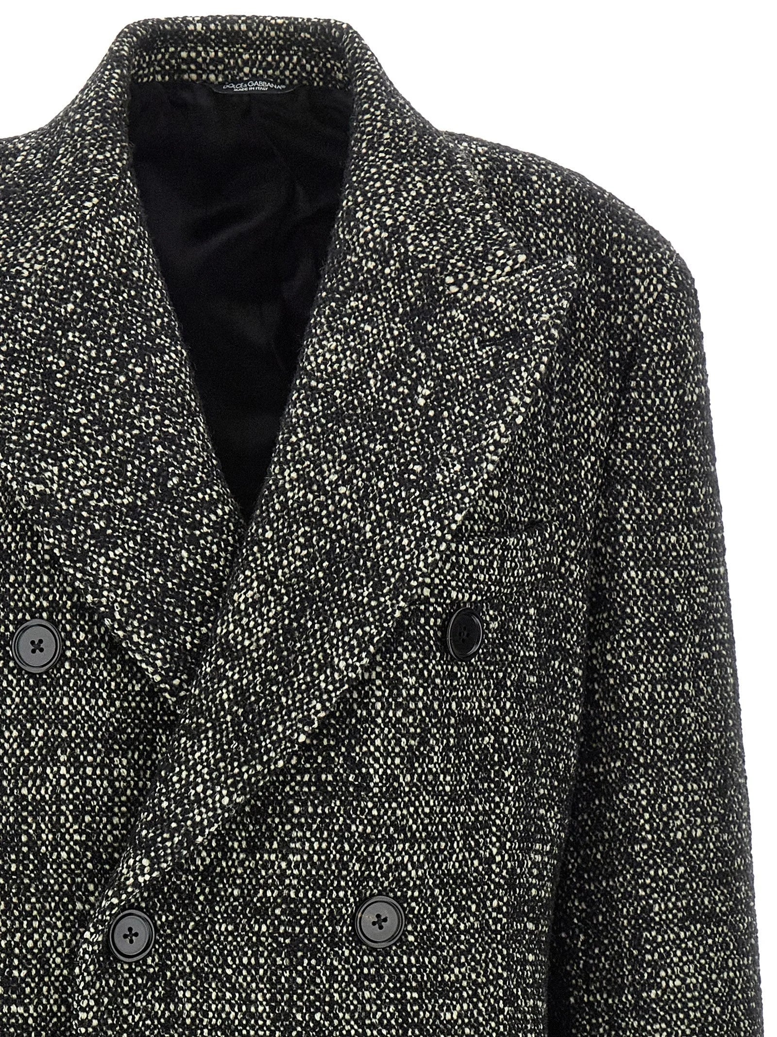 Dolce & Gabbana Bicolor Polyamide Coat - IT50 | L