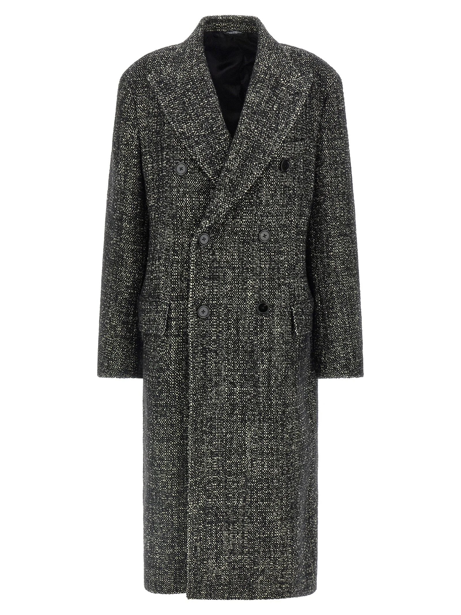 Dolce & Gabbana Bicolor Polyamide Coat - IT50 | L
