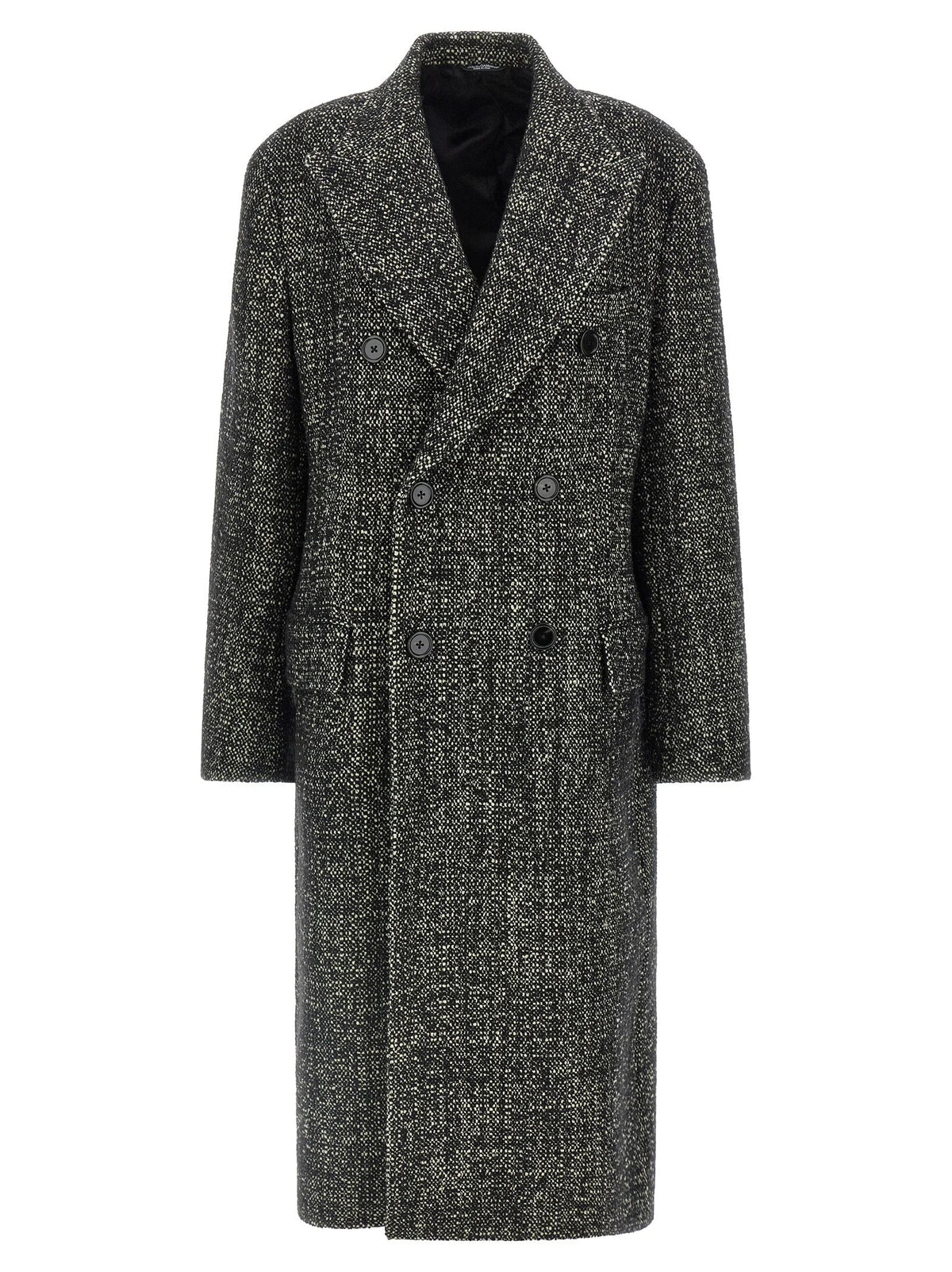 Dolce & Gabbana Bicolor Polyamide Coat - IT50 | L