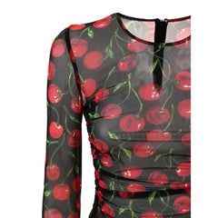Dolce & Gabbana Bicolor Polyamide Shirt - IT40|S - Sweaters