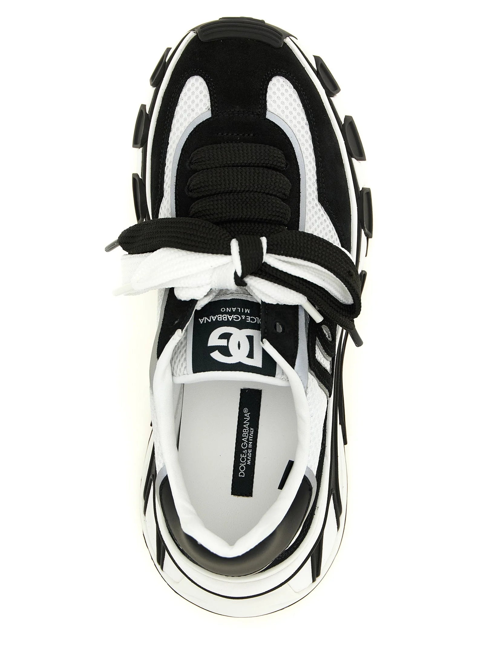 Dolce & Gabbana Bicolor Polyester Athletic Sneakers - EU39.5/US9.5