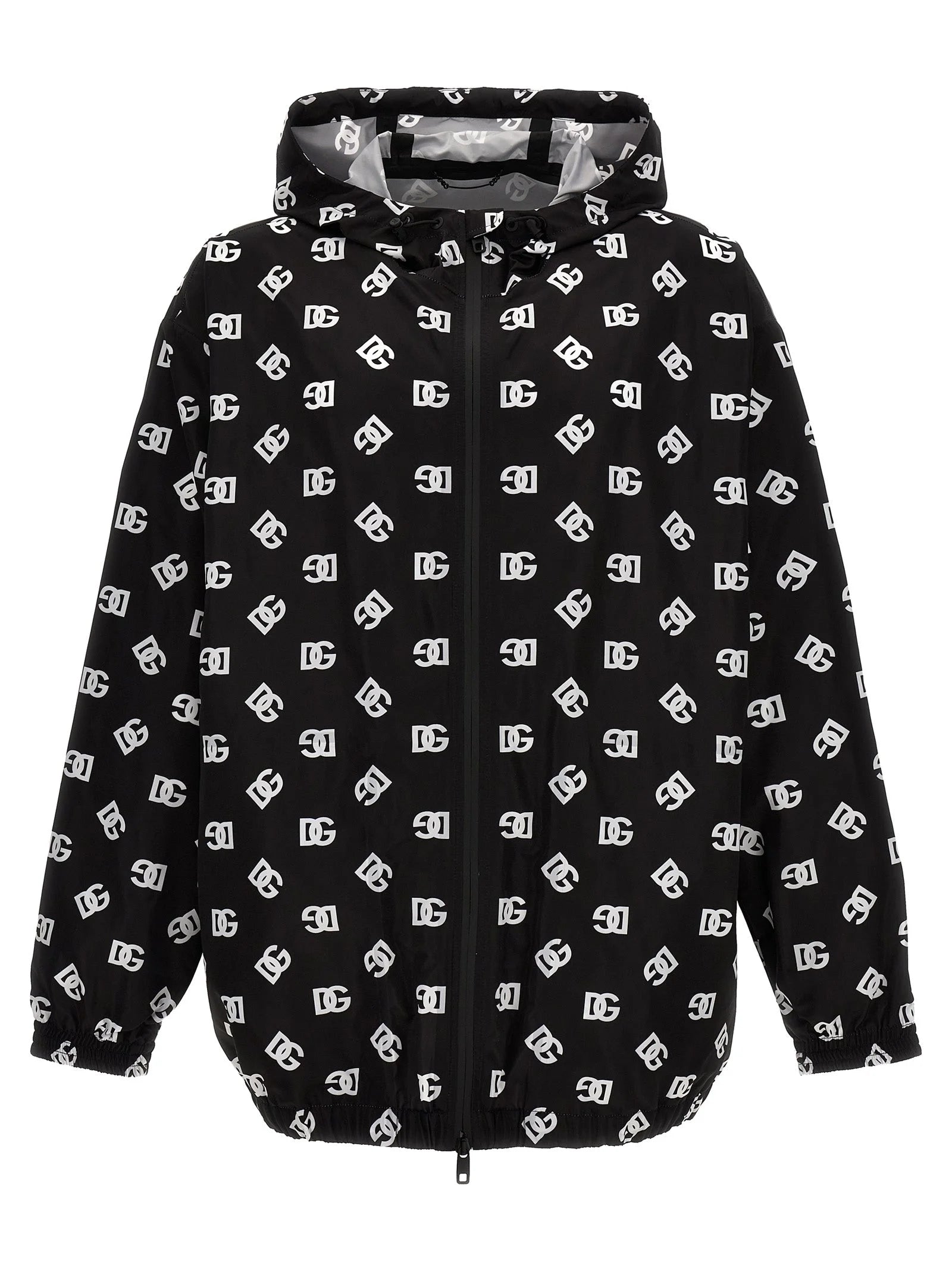 Dolce & Gabbana Bicolor Polyester Shell Jacket