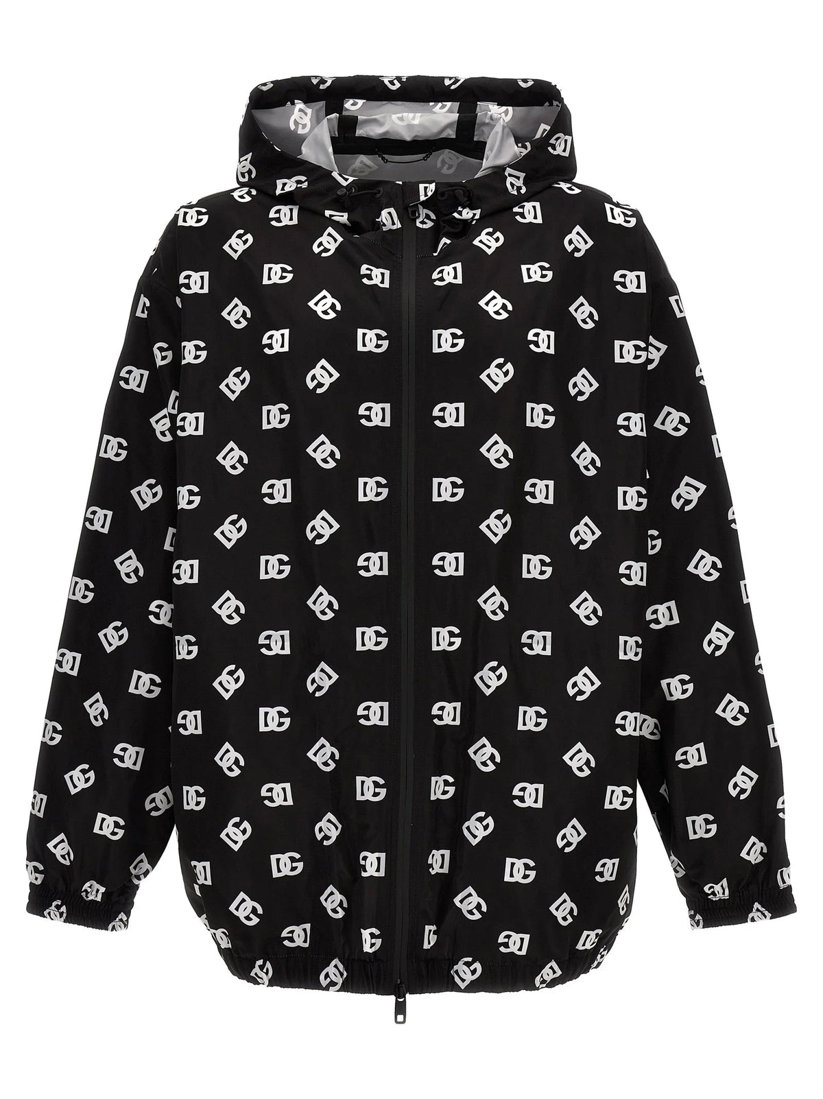 Dolce & Gabbana Bicolor Polyester Shell Jacket
