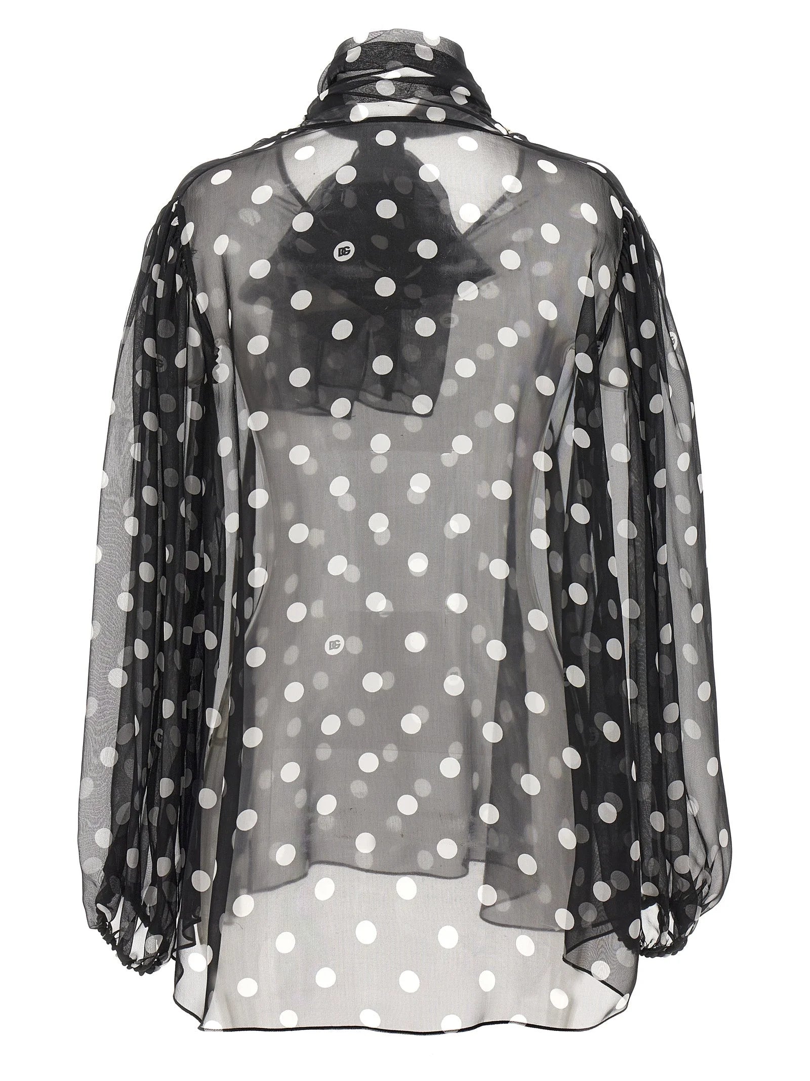 Dolce & Gabbana Bicolor Silk Blouse - IT42