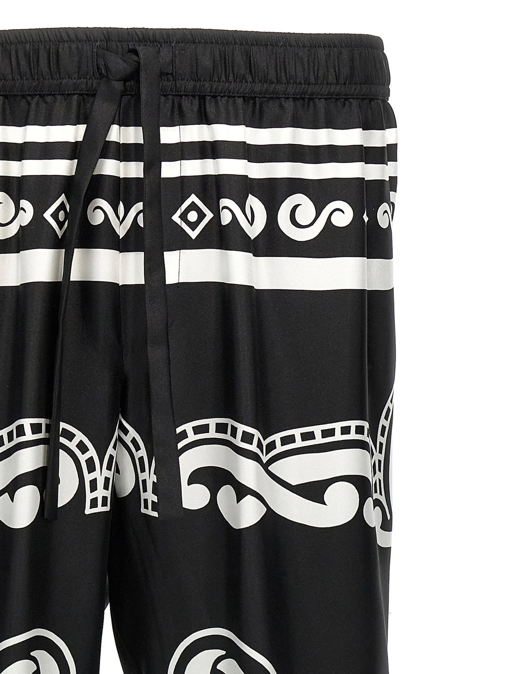 Dolce & Gabbana Bicolor Silk Casual Pants - 48 | M