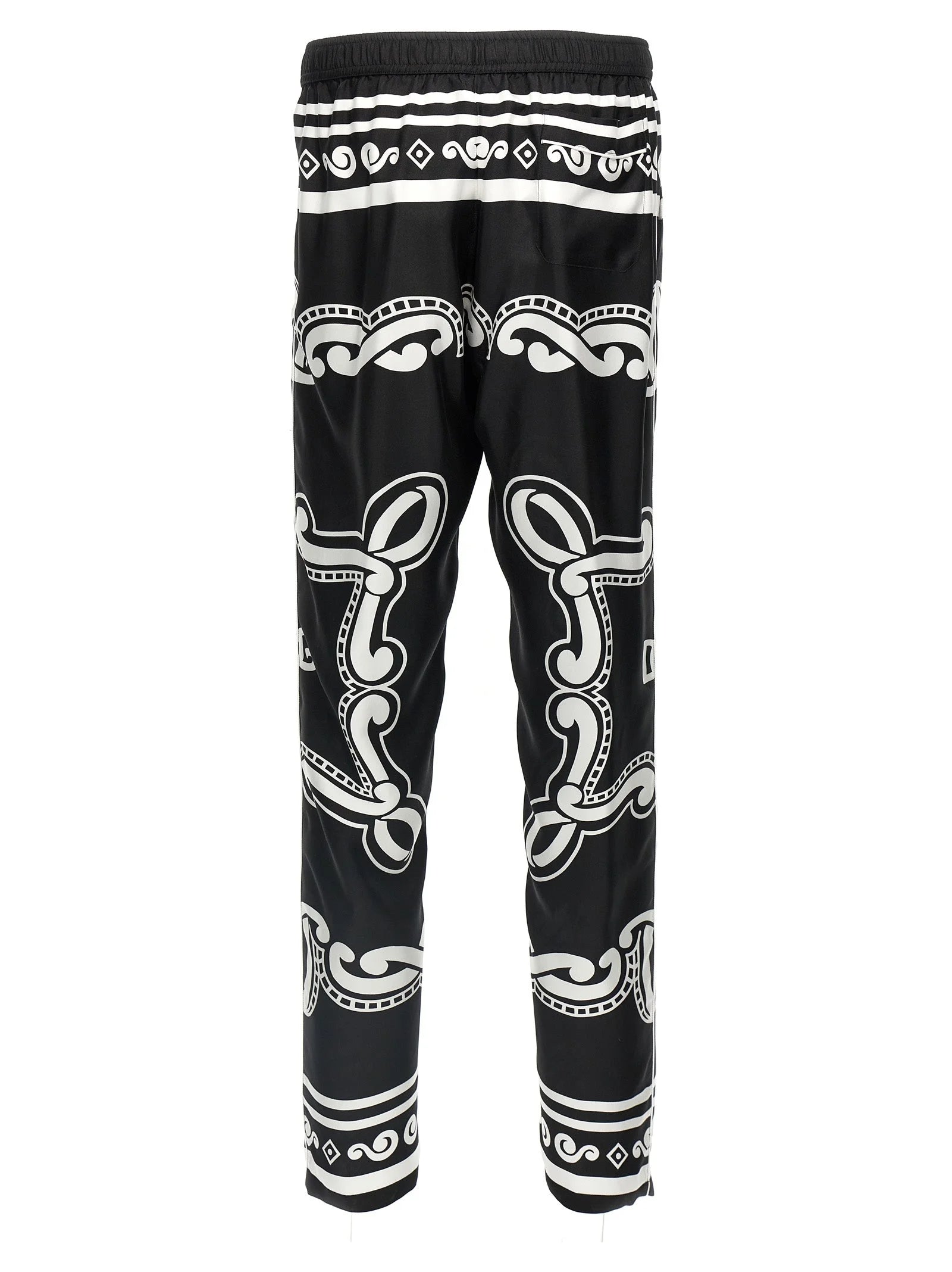 Dolce & Gabbana Bicolor Silk Casual Pants - 48 | M