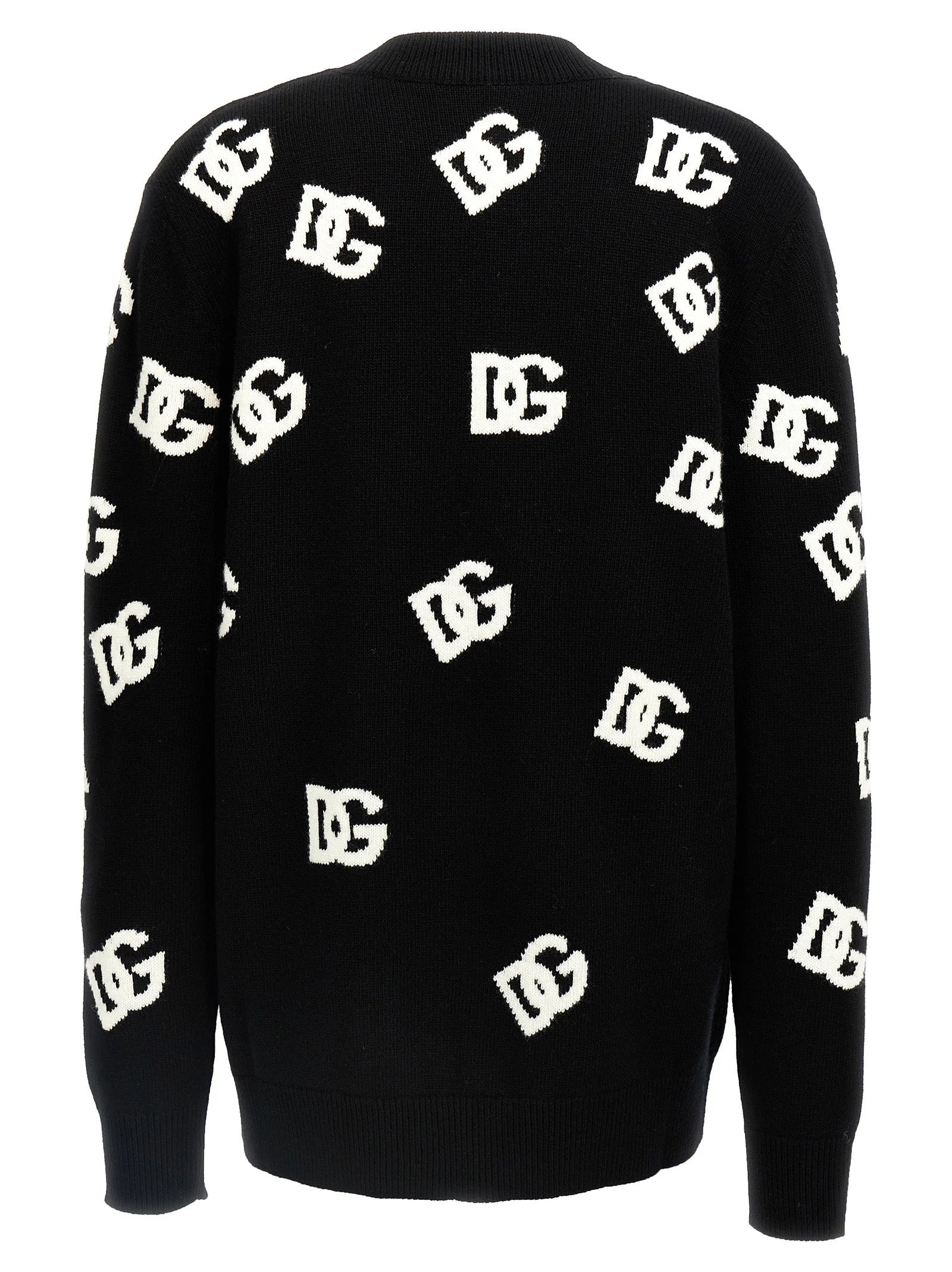 Dolce & Gabbana Bicolor Virgin Wool Cardigan - IT38
