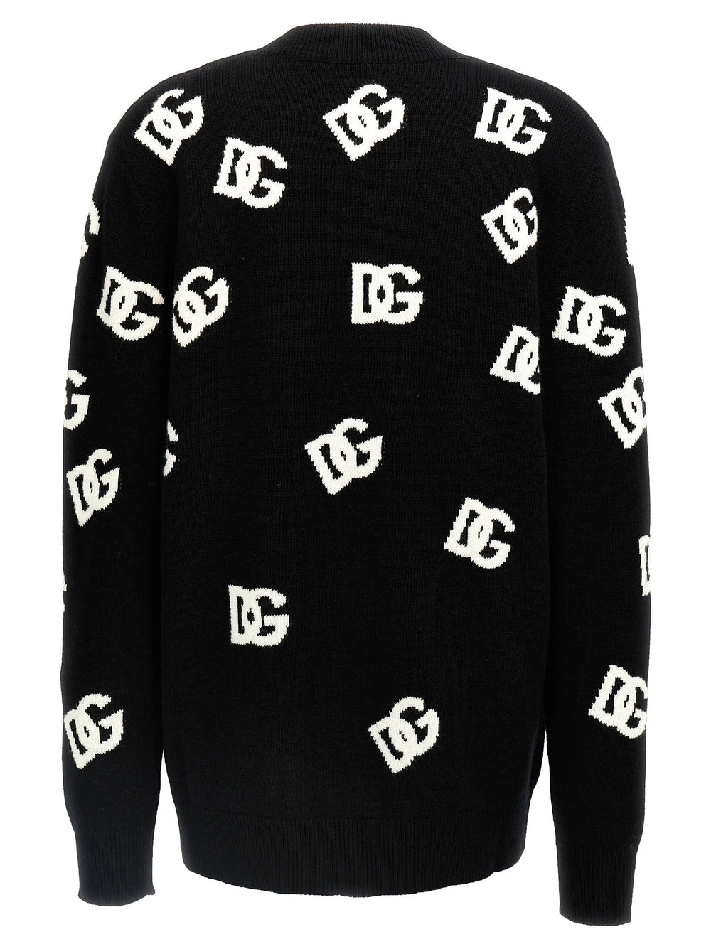 Dolce & Gabbana Bicolor Virgin Wool Cardigan - IT38