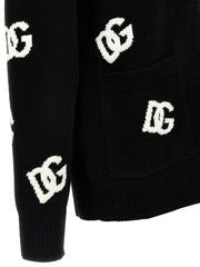 Dolce & Gabbana Bicolor Virgin Wool Cardigan - IT38