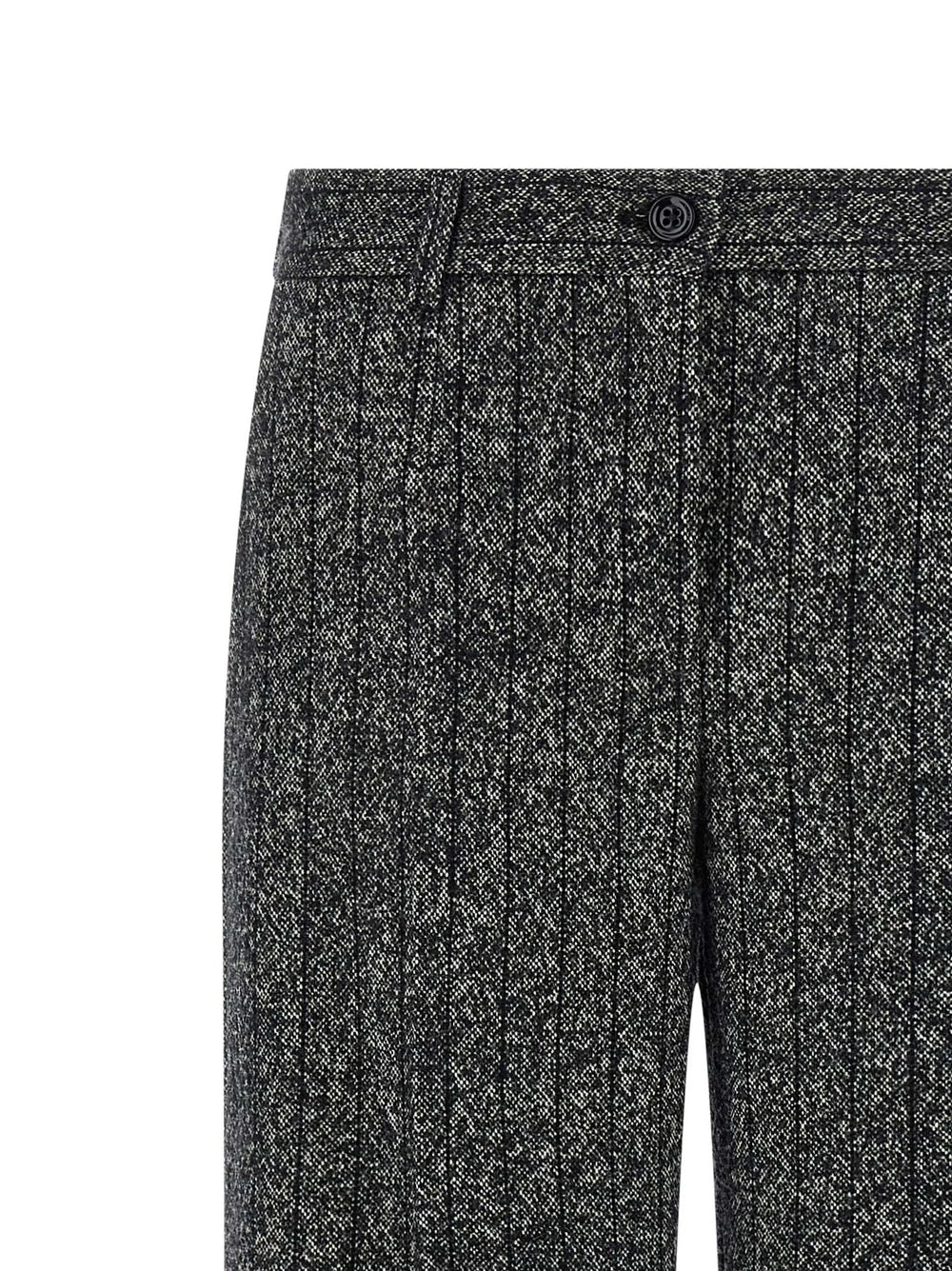Dolce & Gabbana Bicolor Virgin Wool Casual Pants