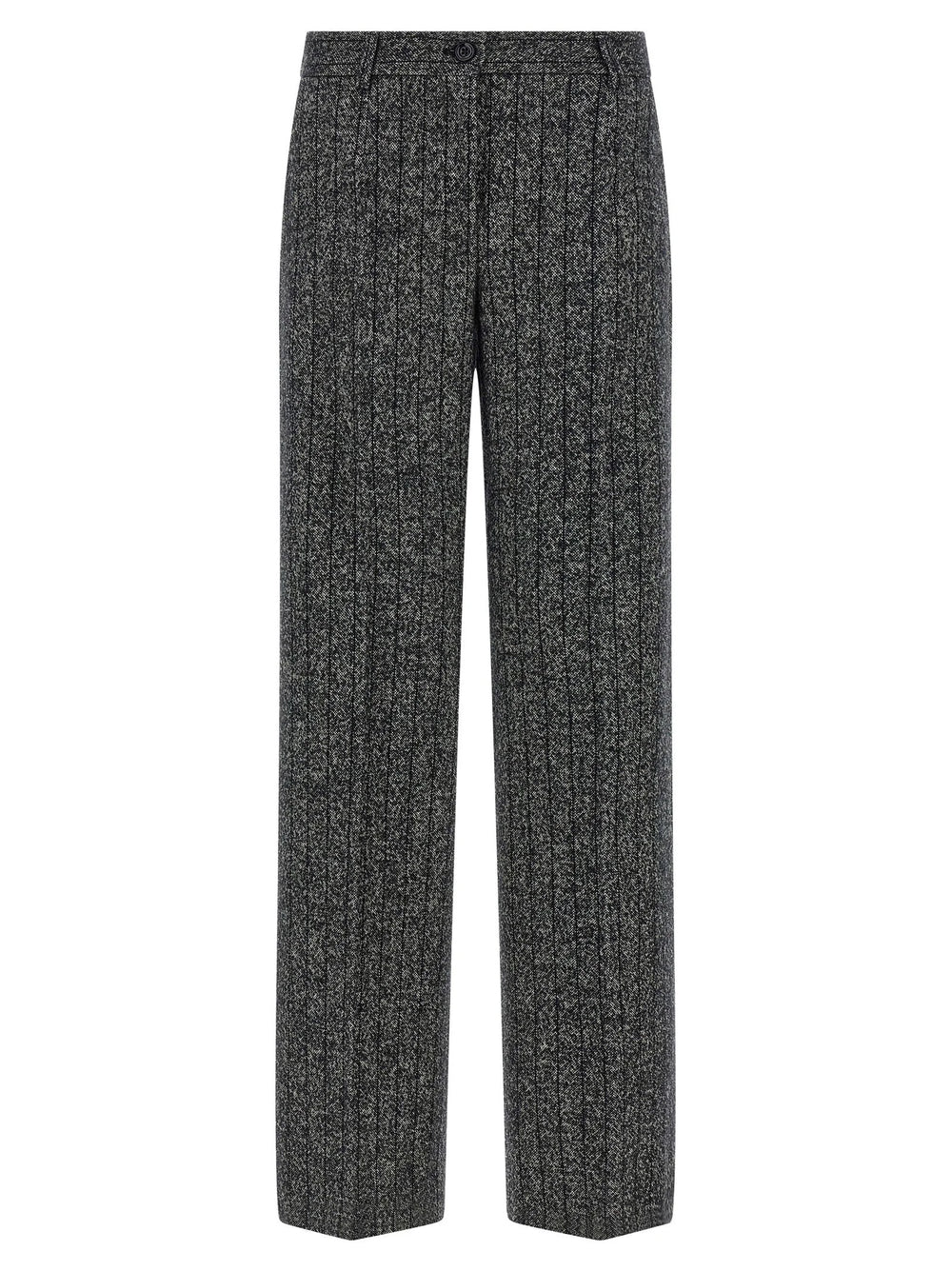 Dolce & Gabbana Bicolor Virgin Wool Casual Pants