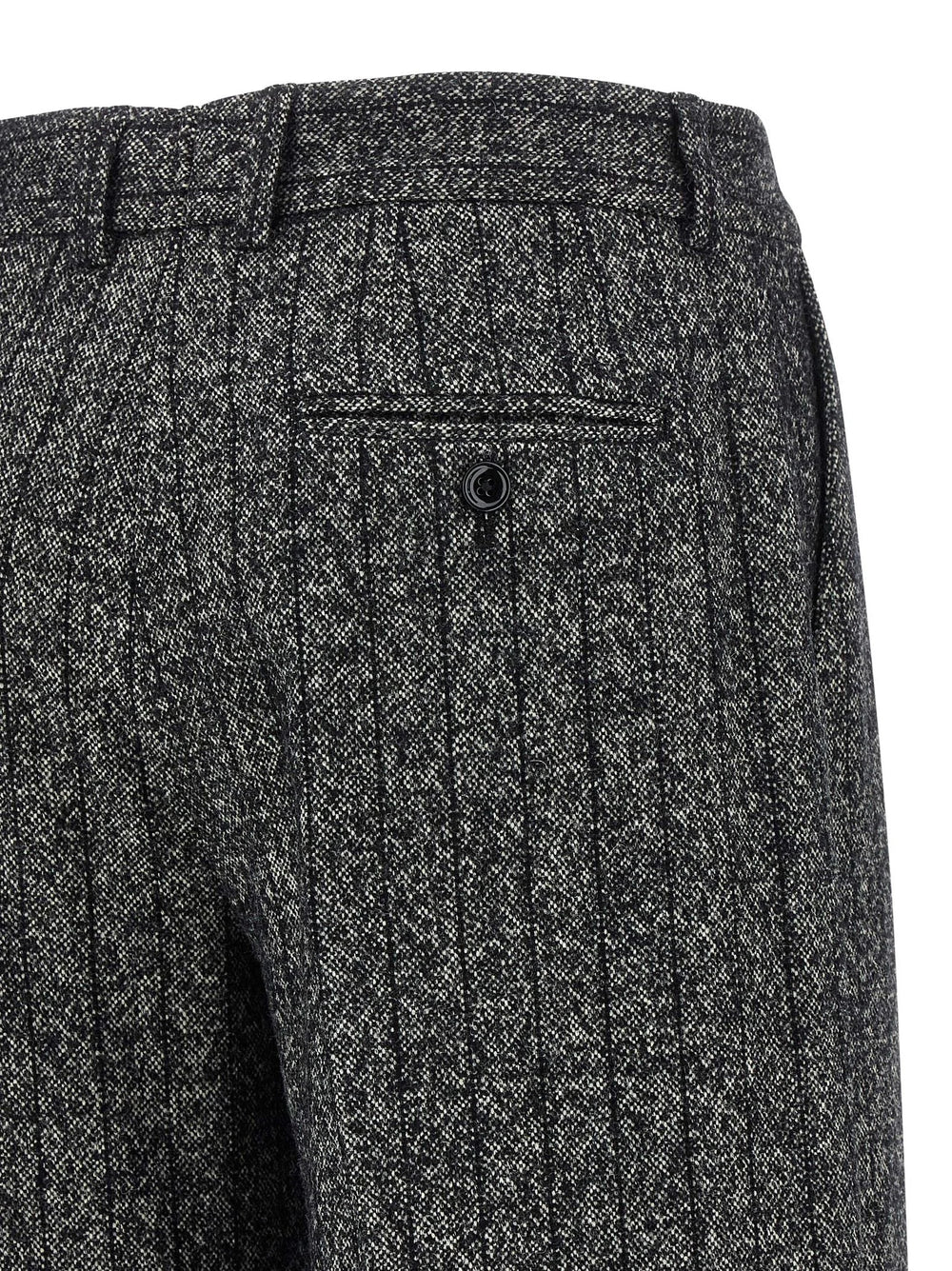 Dolce & Gabbana Bicolor Virgin Wool Casual Pants