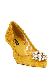 Dolce & Gabbana Bicolor Viscose Mid Heel Pumps - EU36/US6