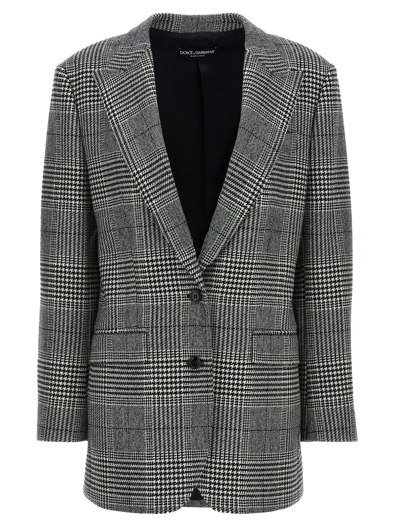 Dolce & Gabbana Bicolor Wool Blazer