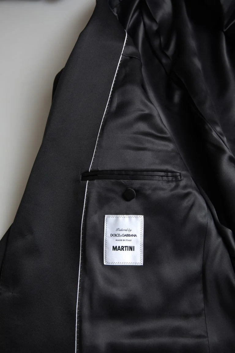 Dolce & Gabbana Black 2 Piece Single Breasted MARTINI Suit - IT54 | XL - Pant Suits