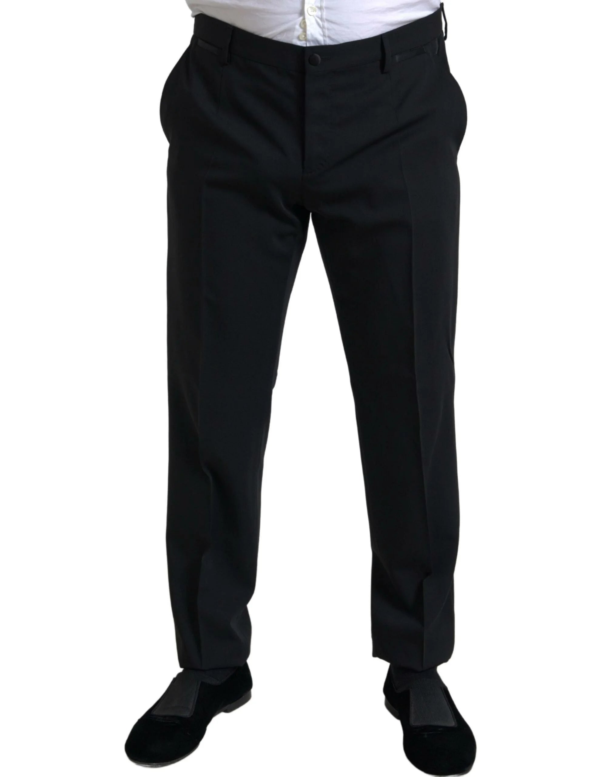 Dolce & Gabbana Black 2 Piece Single Breasted MARTINI Suit - IT54 | XL - Pant Suits