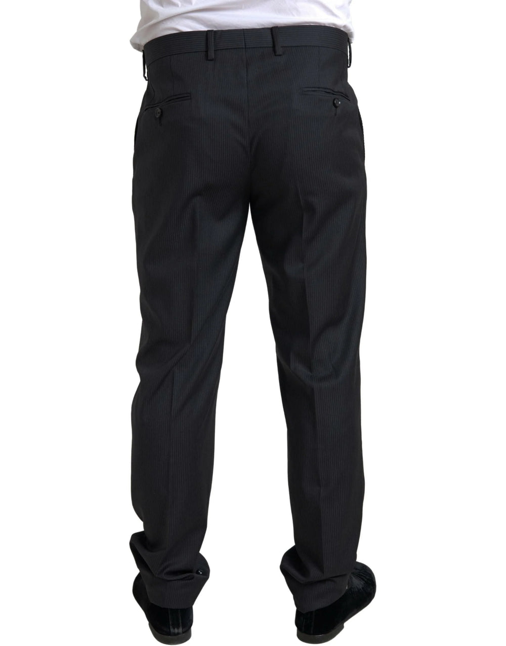 Dolce & Gabbana Black 2 Piece Single Breasted MARTINI Suit - IT54 | XL - Pant Suits