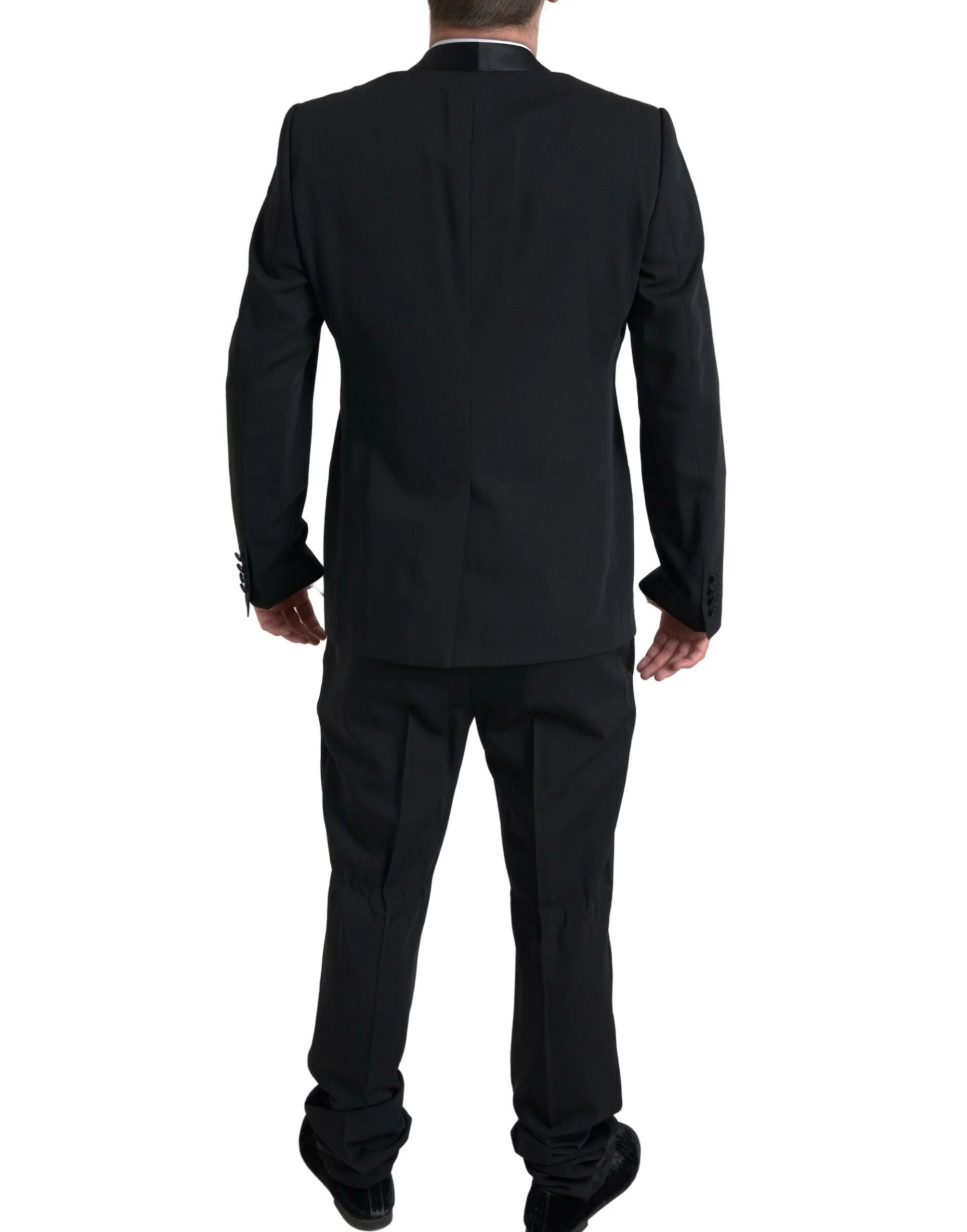 Dolce & Gabbana Black 2 Piece Single Breasted MARTINI Suit - IT54 | XL - Pant Suits