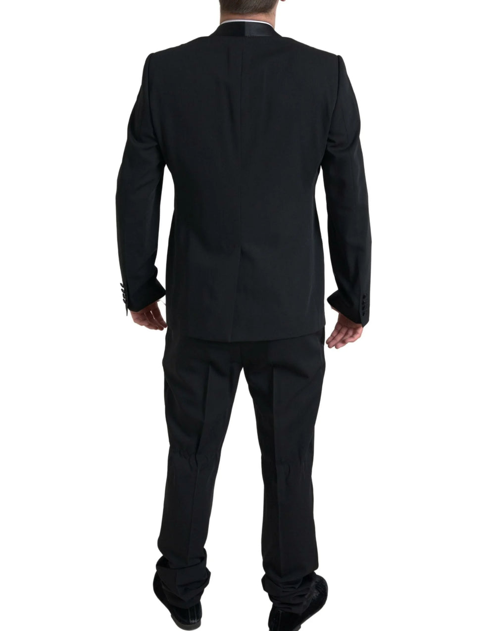 Dolce & Gabbana Black 2 Piece Single Breasted MARTINI Suit - IT54 | XL - Pant Suits