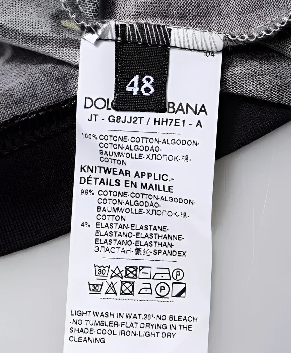 Dolce & Gabbana Black 2019 Year Of The Pig Crew Neck T-shirt - T-Shirts