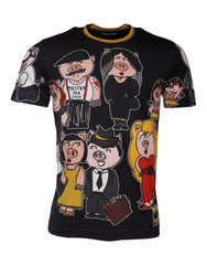 Dolce & Gabbana Black 2019 Year Of The Pig Crew Neck T-shirt - T-Shirts