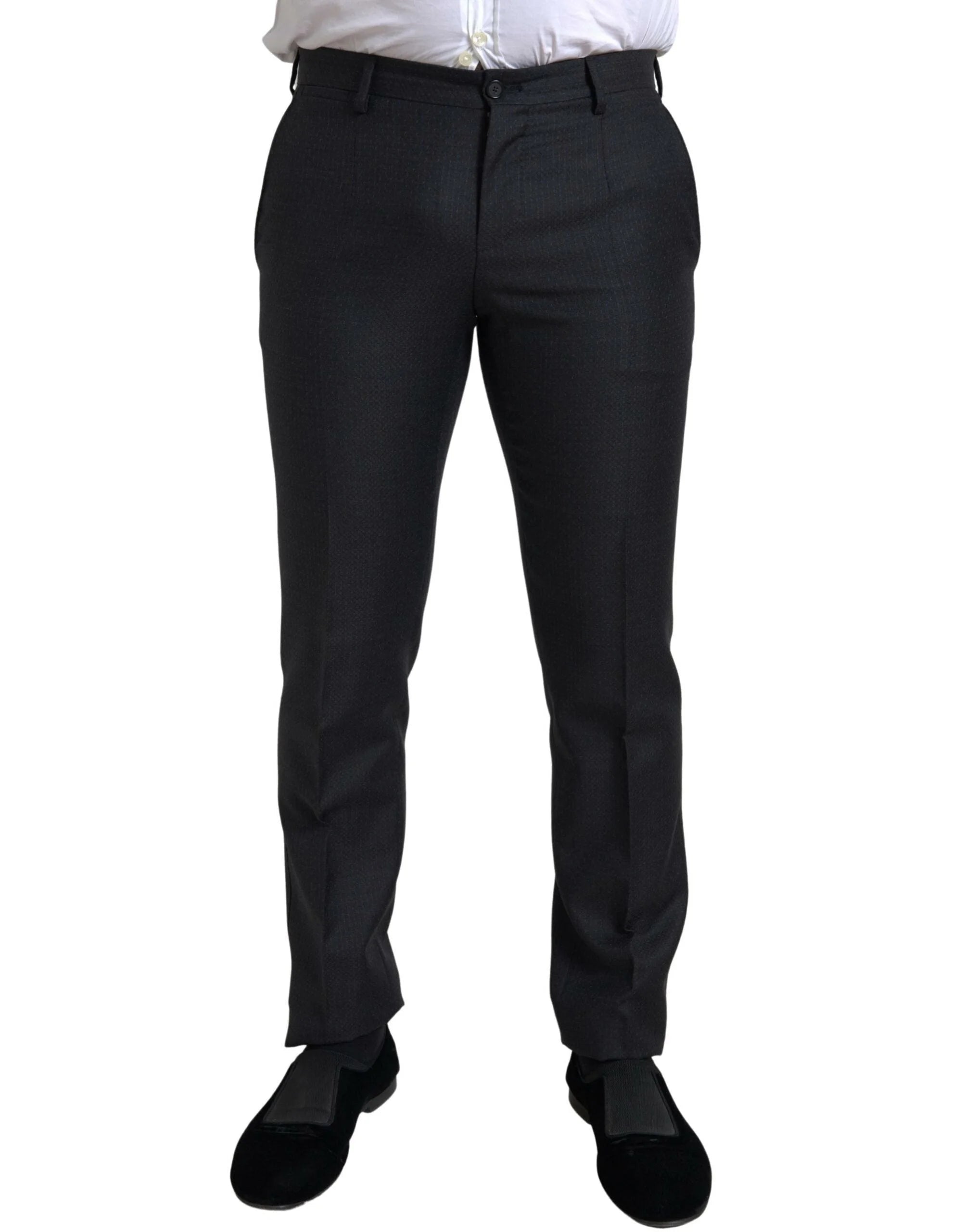 Dolce & Gabbana Black 3 Piece Single Breasted MARTINI Suit - Pant Suits