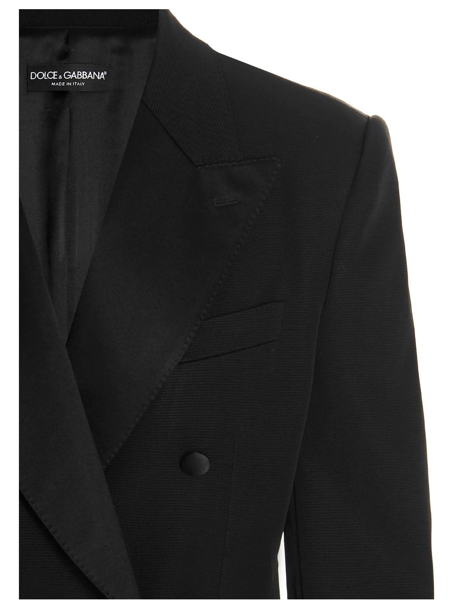 Dolce & Gabbana Black Acetate Blazer