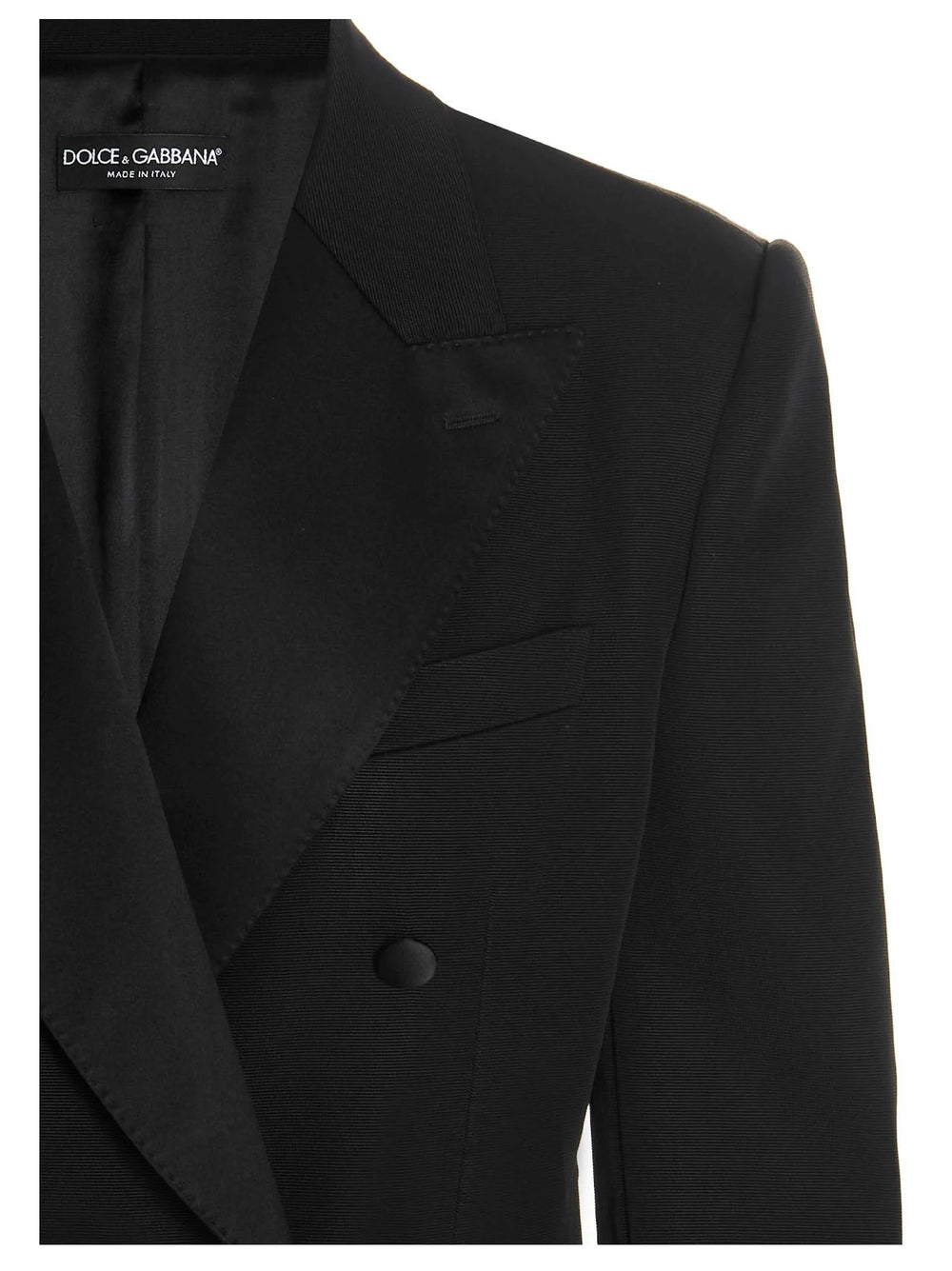 Dolce & Gabbana Black Acetate Blazer