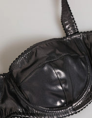 Dolce & Gabbana Black Acetate Stretch Balconette Bra Underwear - IT2 | S - Bras