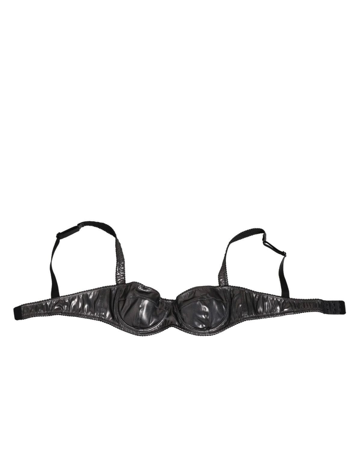 Dolce & Gabbana Black Acetate Stretch Balconette Bra Underwear - IT2 | S
