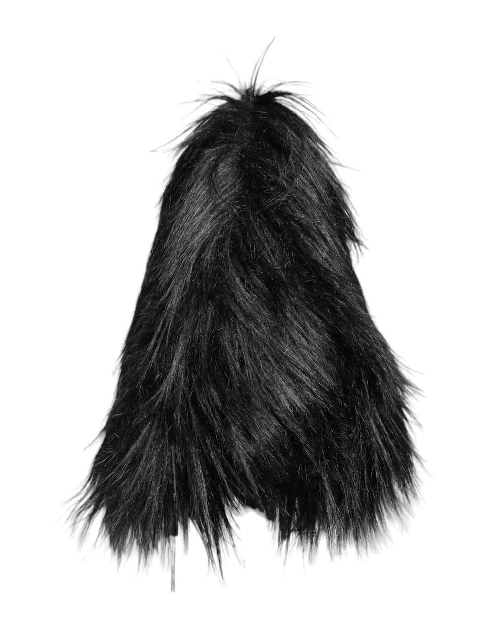 Dolce & Gabbana Black Acrylic Fur Womens Bucket Hat - 58 cm|M - Bucket Hats