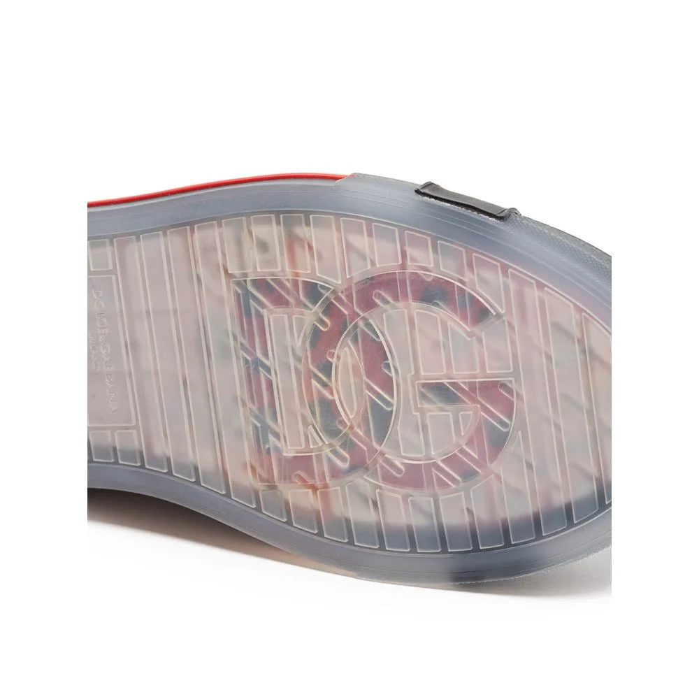 Dolce & Gabbana Black And White Leather Sneaker - EU46/US12 - Sneakers