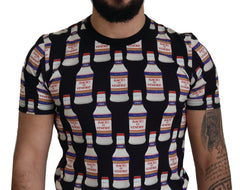 Dolce & Gabbana Black Bacio Di Venere Cotton Crew T-shirt - T-Shirts