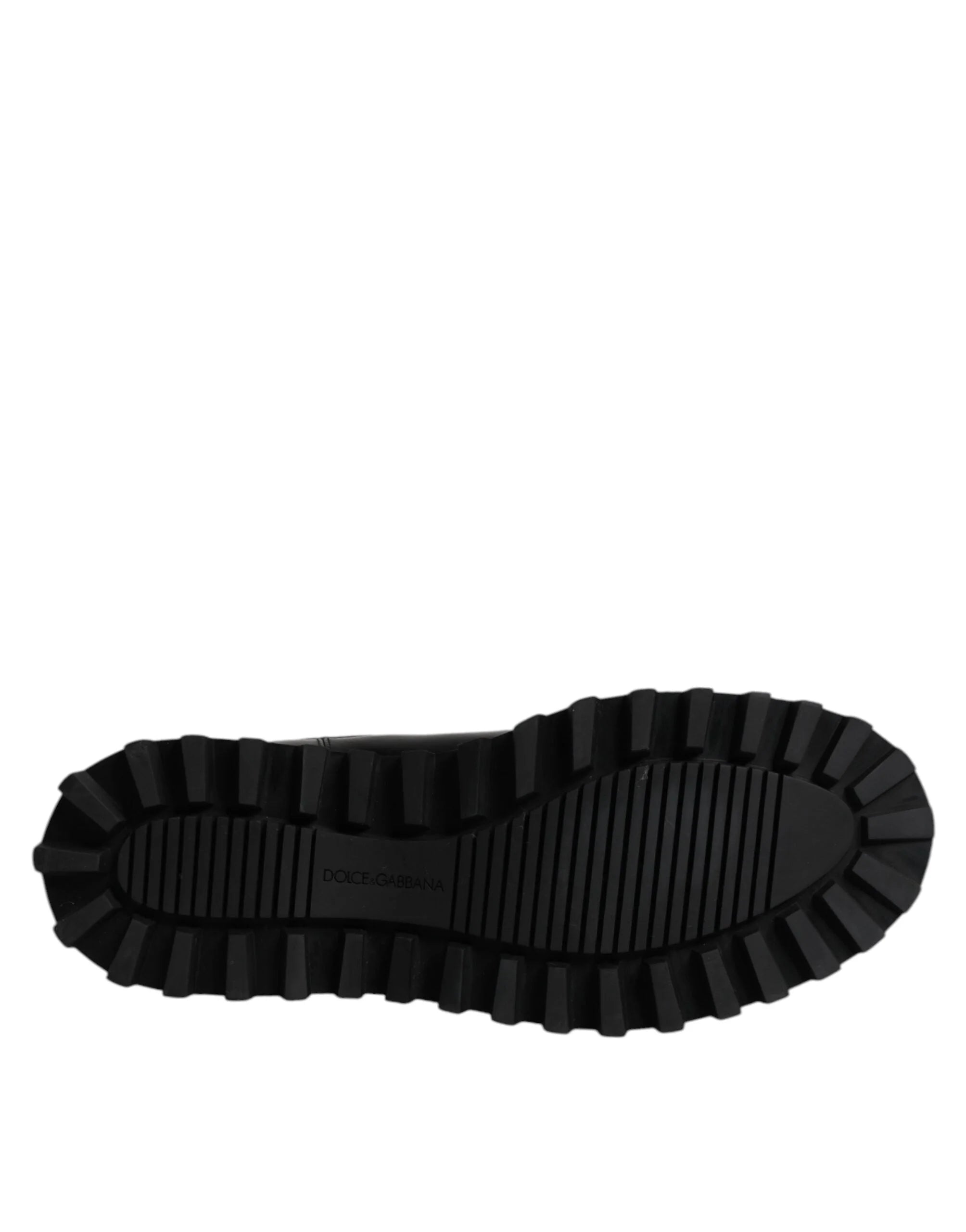 Dolce & Gabbana Black Belted DG Logo Men Chelsea Boots Shoes - EU44/US11