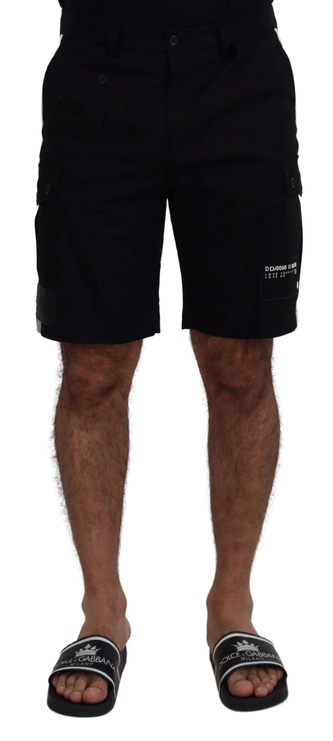 Dolce & Gabbana Black Bermuda Cargo Casual Shorts - IT48 | M - Cargo Shorts