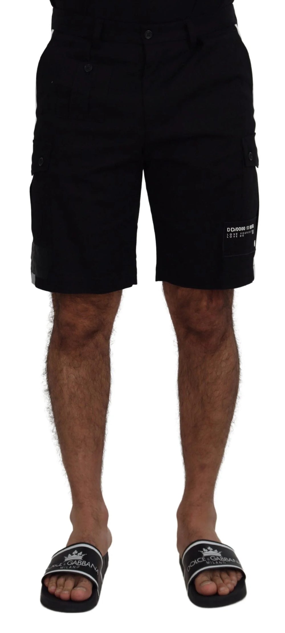 Dolce & Gabbana Black Bermuda Cargo Casual Shorts - IT48 | M - Cargo Shorts