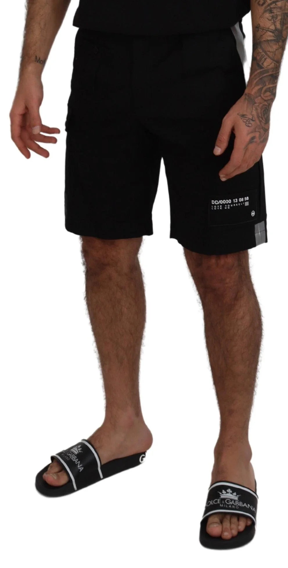 Dolce & Gabbana Black Bermuda Cargo Casual Shorts - IT48 | M - Cargo Shorts