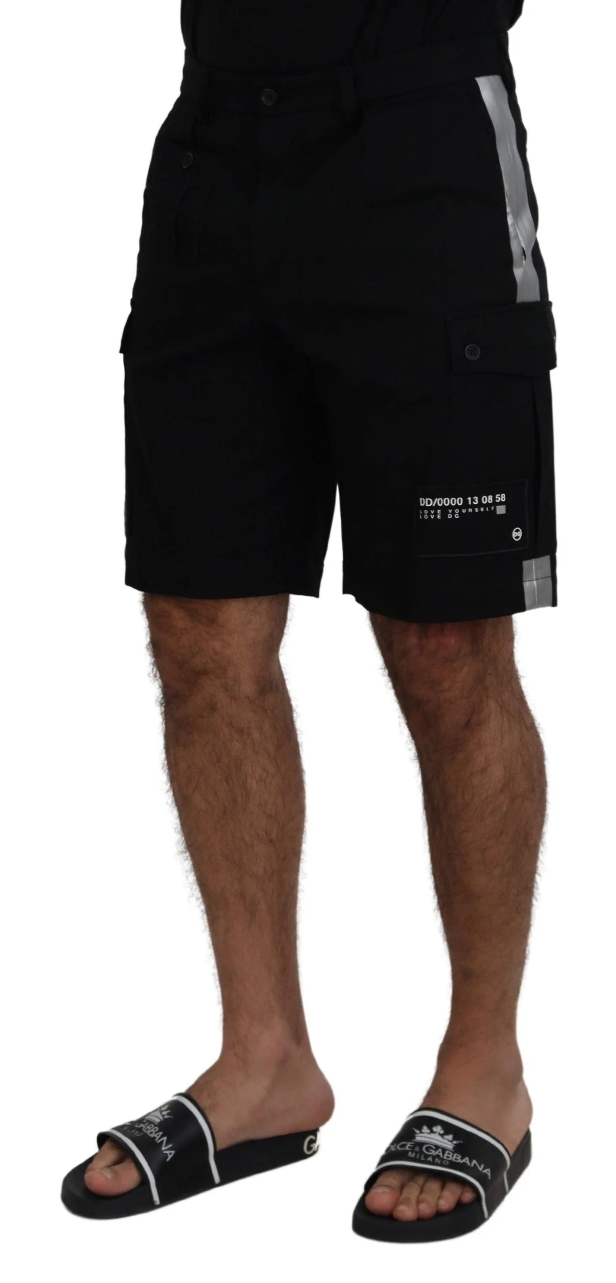 Dolce & Gabbana Black Bermuda Cargo Casual Shorts - IT48 | M - Cargo Shorts
