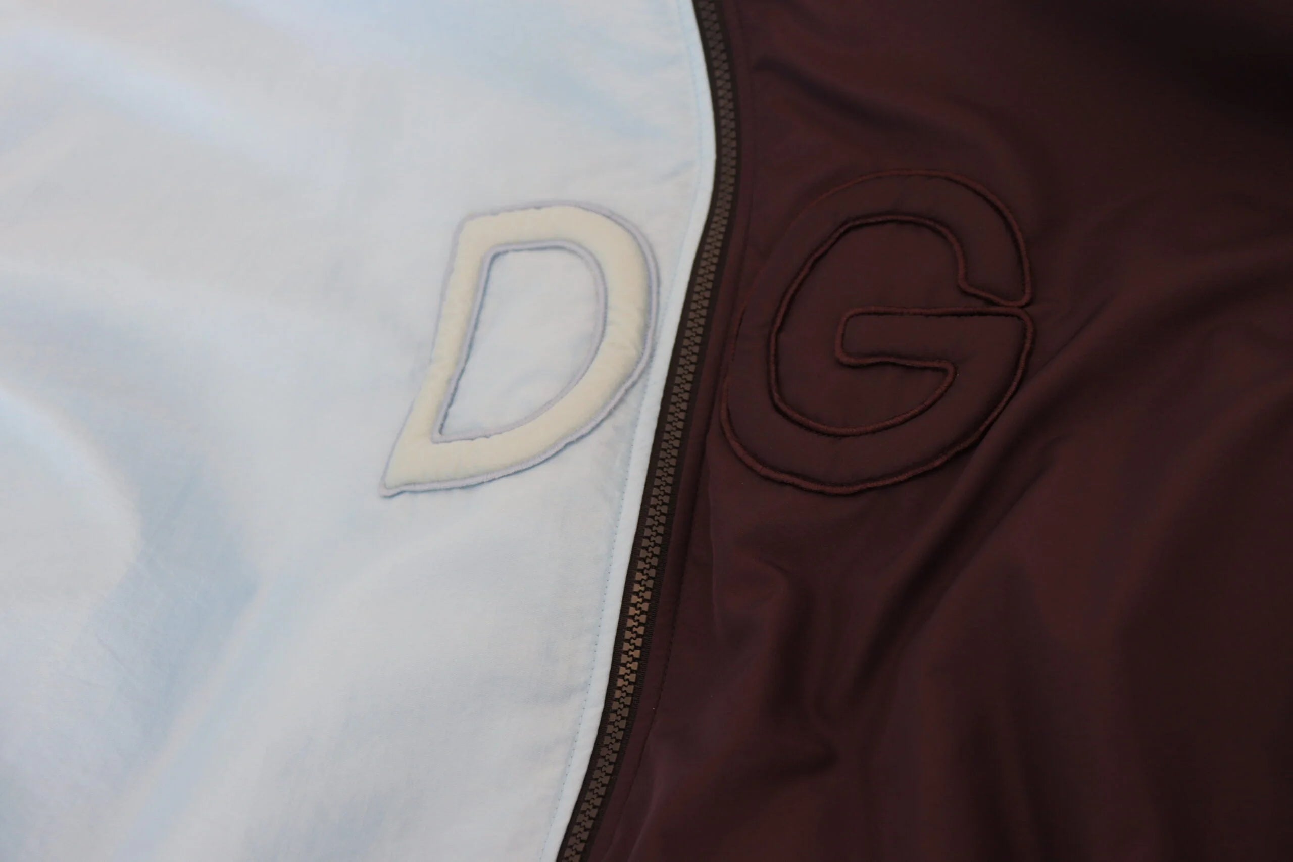 Dolce & Gabbana Black Blue DG Hooded Full Zip Men Jacket - IT50 | L - Track Jackets