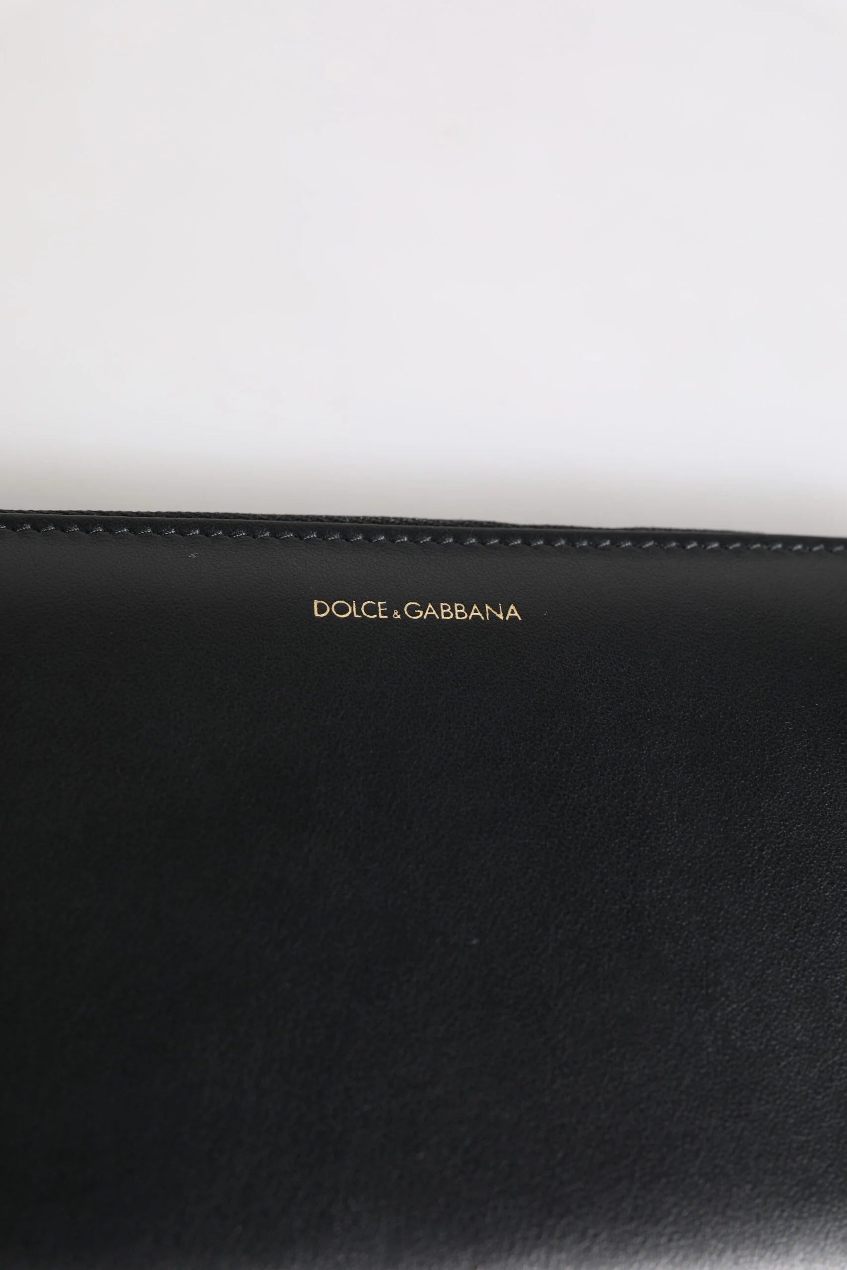 Dolce & Gabbana Black Blue Exotic Leather Embossed Continental Wallet - Wallets