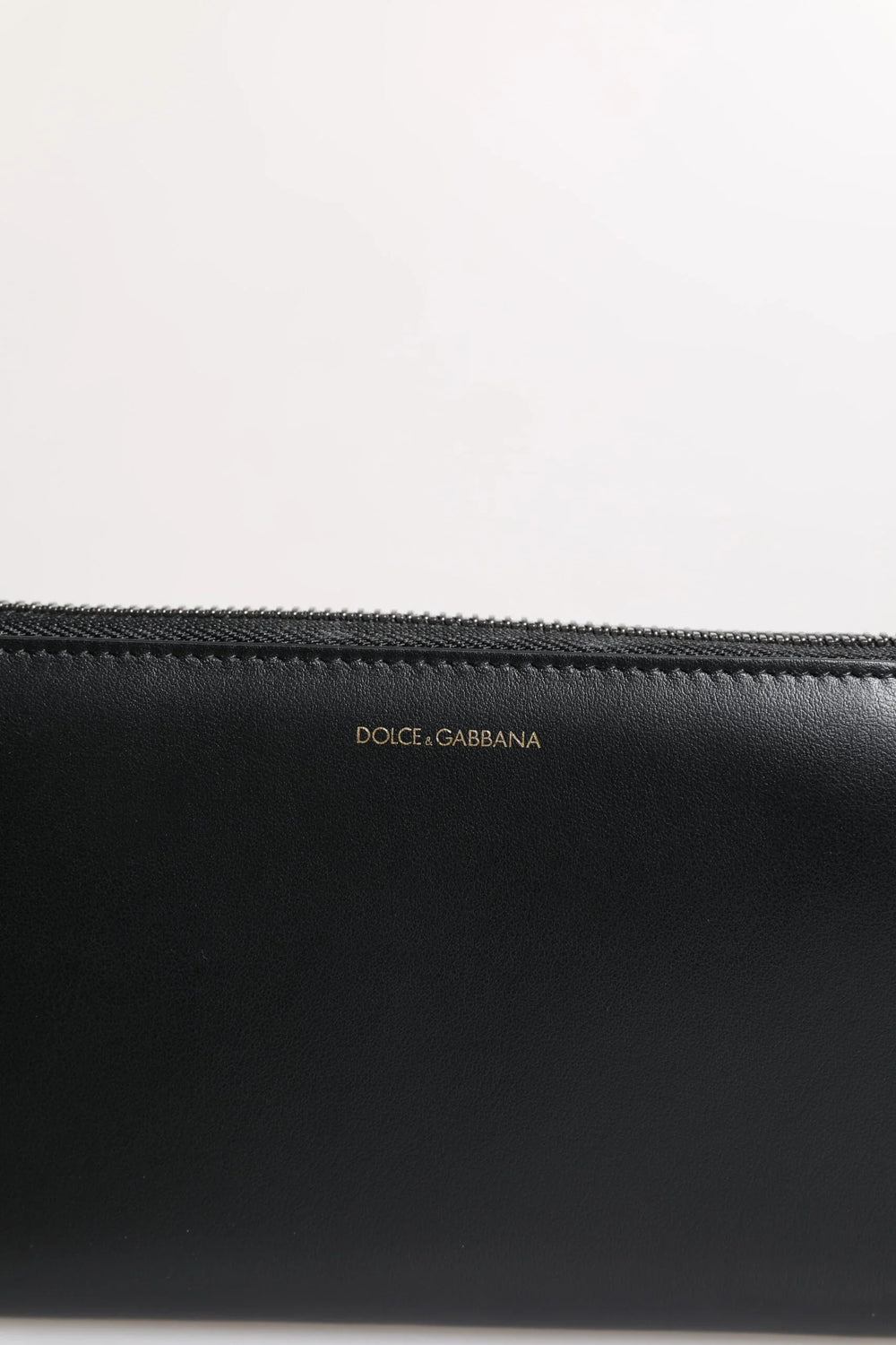 Dolce & Gabbana Black Blue Exotic Leather Embossed Continental Wallet - Wallets
